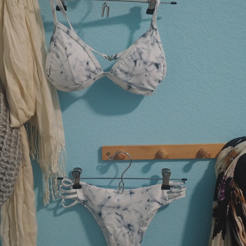 Marble bikini set